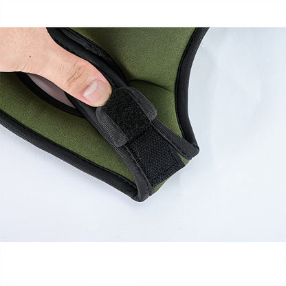 Waterproof Garden Knee Pads High Density EVA Foam Cushion for Weeding & Cleaning Adjustable Neoprene Straps Dark Black 1 Pair