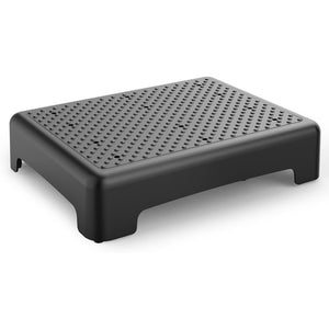 Portable Outdoor Half Step Stool Non - Slip Mobility Aid Compact Platform 43x33cm for Elderly Home Car & Bath Use Black - Factory Direct Shop