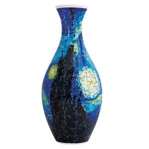 160 PCS Van Gogh 3D Puzzle Vase - DIY Interlocking Flower Vase Kit, Home Decorative and Toy Gift for Women - Factory Direct Shop