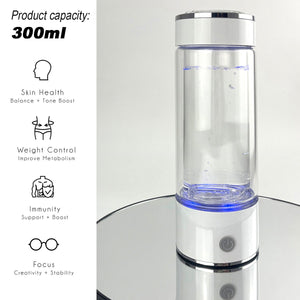 300ml H2 Hydrogen Water Bottle Alkaline Ionizer High compatibility AU - Factory Direct Shop