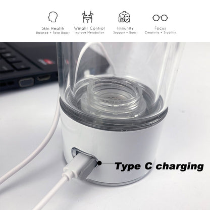 300ml H2 Hydrogen Water Bottle Alkaline Ionizer High compatibility AU - Factory Direct Shop