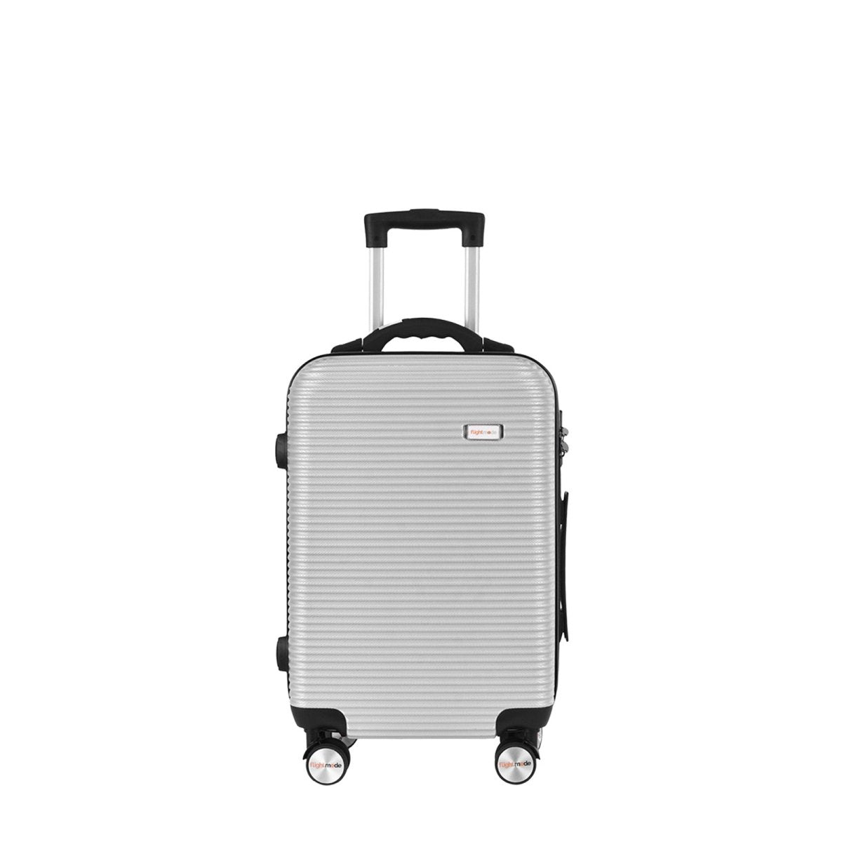 20" Digital Weighing Scale and USB Charging Port Lightweight Carry - on Luggage Suitcase Silver - Factory Direct Shop