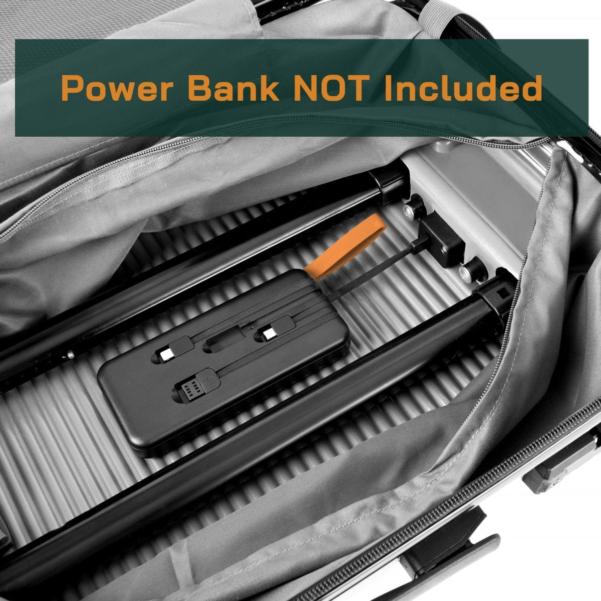 3 pcs 20"/24"/28" Digital Weighing Scale and USB Charging Port Lightweight Luggage Suitcase Silver - Factory Direct Shop