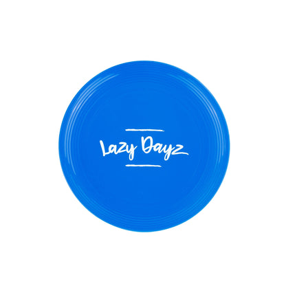 28cm Lazy Dayz Jumbo Neon Beach Frisbee - Blue