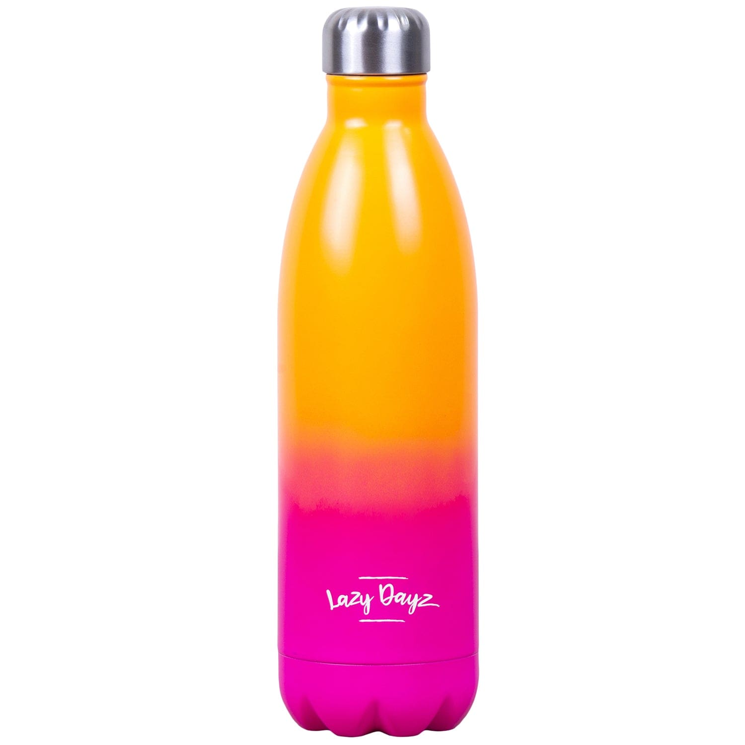 Lazy Dayz Jumbo Drink Bottle 1L - Orange Pink Ombre - Factory Direct Shop