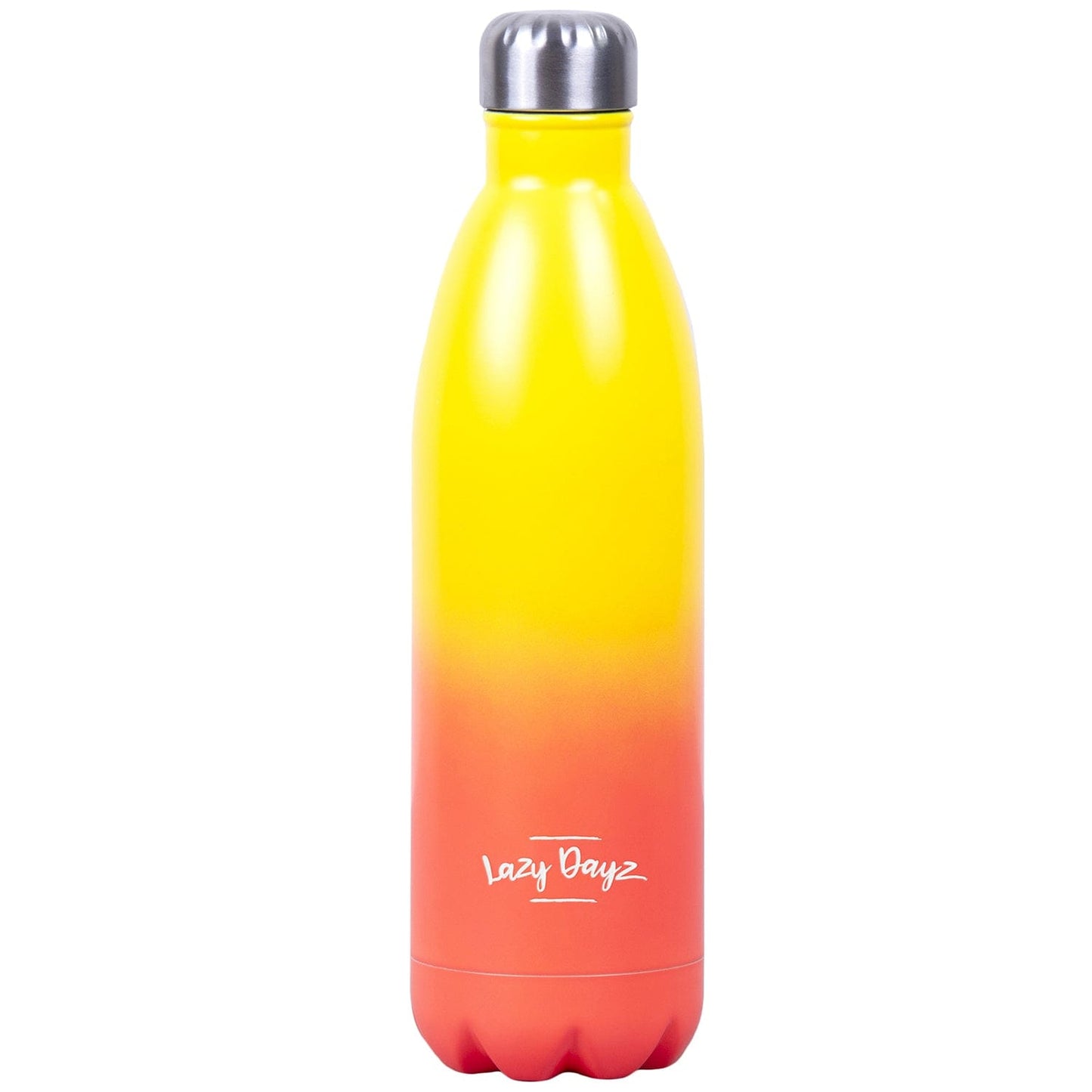 Lazy Dayz Jumbo Drink Bottle 1L - Yellow Peach Ombre - Factory Direct Shop