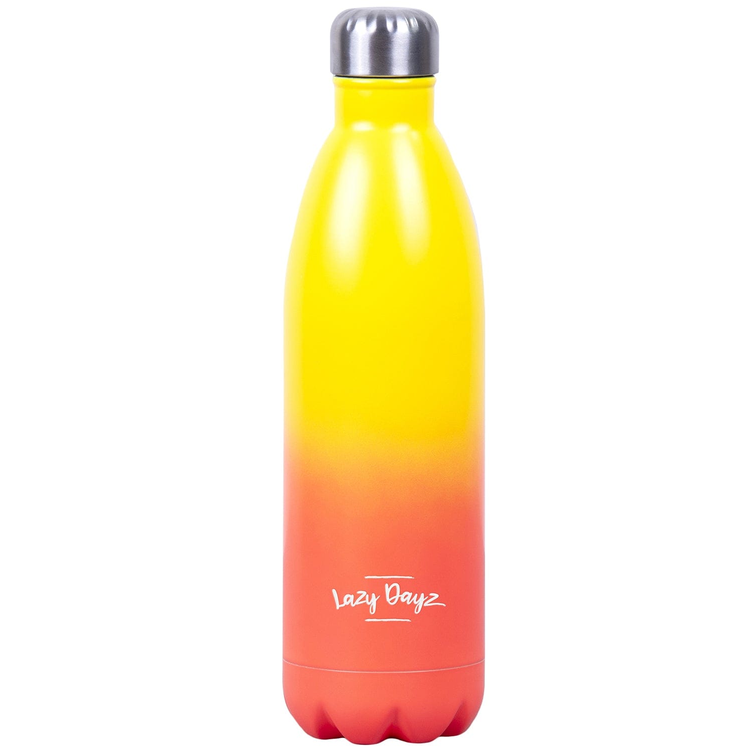 Lazy Dayz Jumbo Drink Bottle 1L - Yellow Peach Ombre - Factory Direct Shop