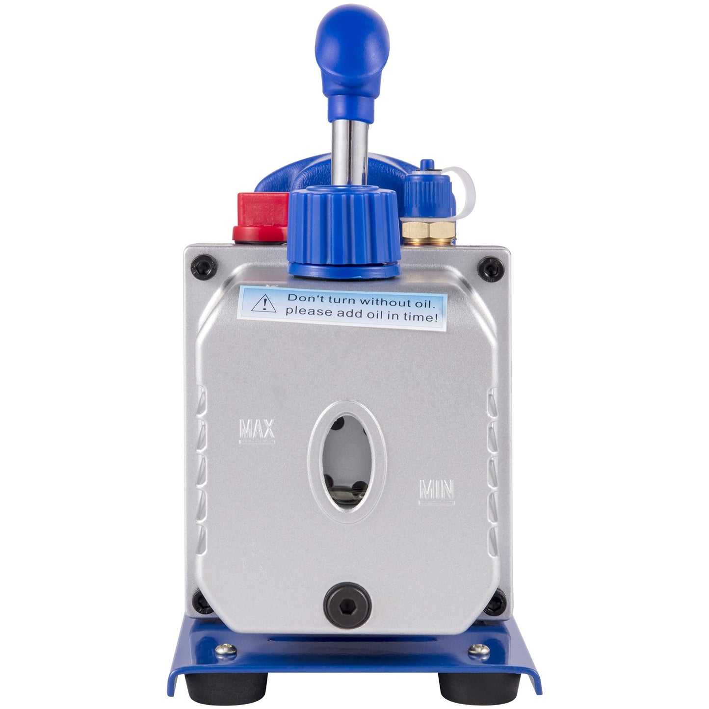 4CFM 1/4HP Rotary Vane Vacuum Pump + R134AManifold Gauge Tester Charging +Hose