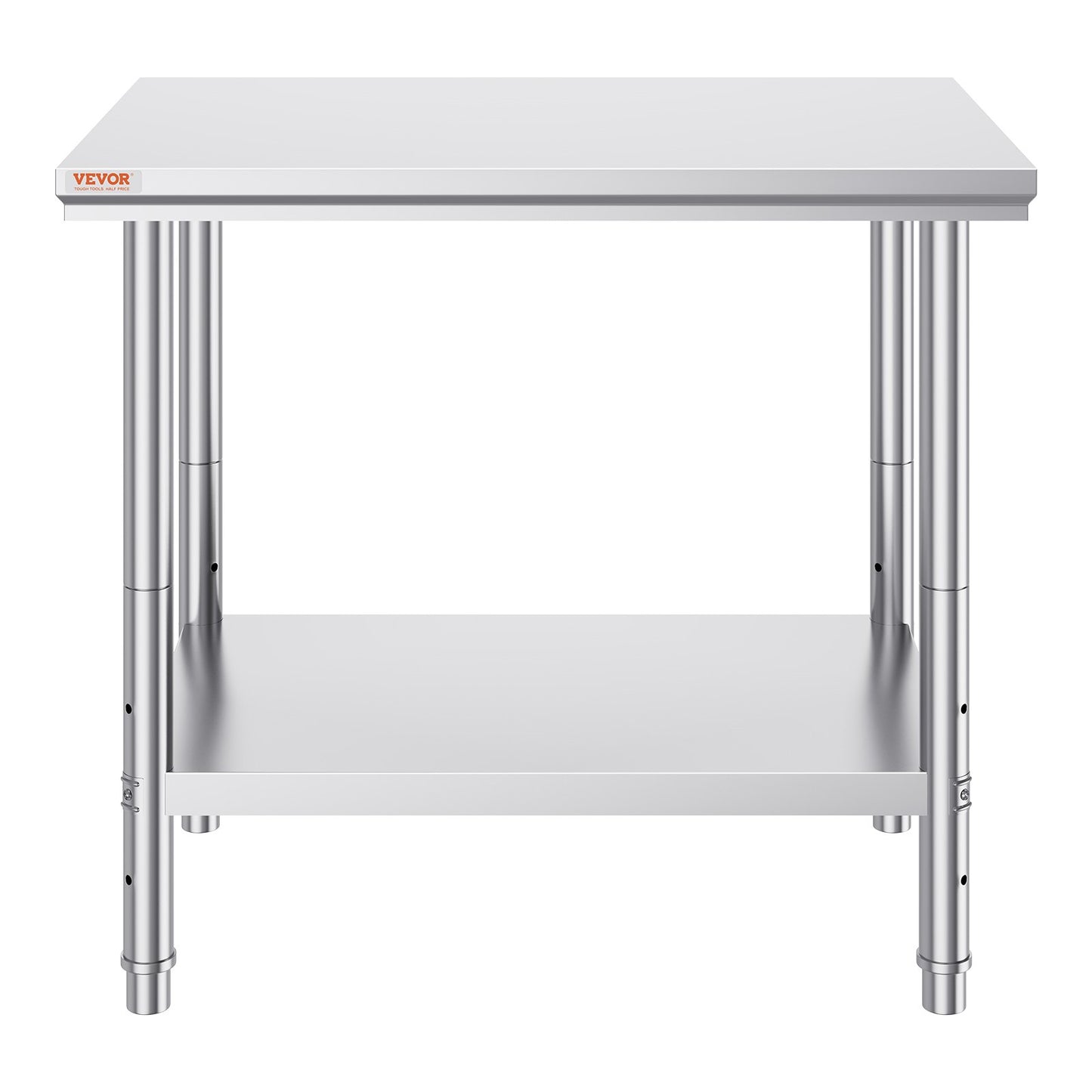 910x610mm Stainless Steel Kitchen Bench Commercial Work Food Prep Table