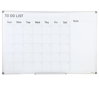Magnetic Whiteboard Dry Erase Board 36" x 24" Wall Mounted for Office