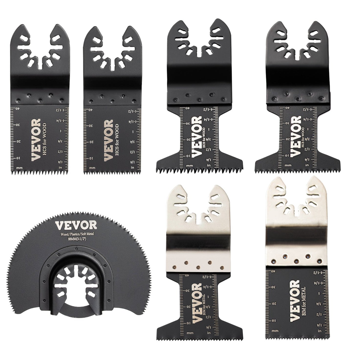 Oscillating Multi Tool Saw Blades Multi Tool Blades 50PCS for Wood Metal