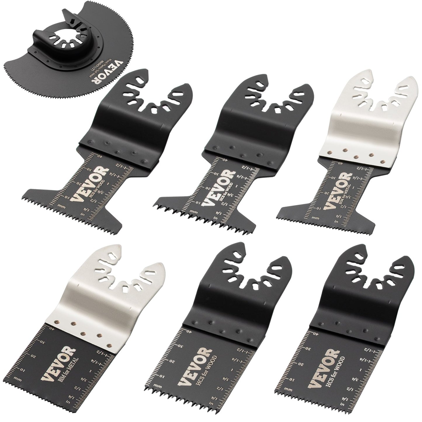 Oscillating Multi Tool Saw Blades Multi Tool Blades 50PCS for Wood Metal