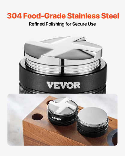 53mm Coffee Distributor 2-in-1 Adjustable Espresso Distributor for Home