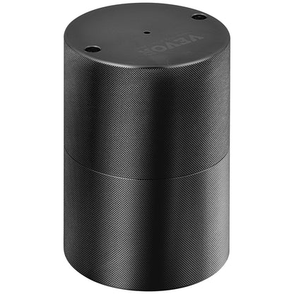 Ice Ball Press, 6cm Ice Ball Maker, Aircraft Al Alloy Ice Ball Press Kit for 60mm Ice Sphere, Ice Press with Tong and Drip Tray, for Whiskey, Cocktail, Bourbon, Scot on Party & Holiday, Black