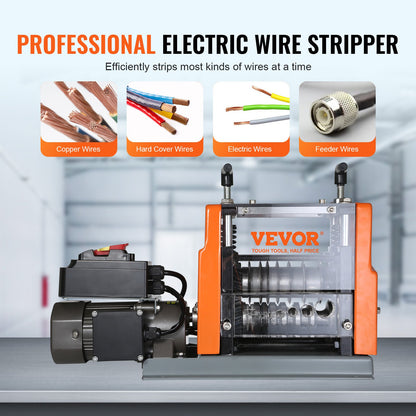 Electric Wire Stripping Machine Copper Cable Stripper 1.5-25 mm 60 W