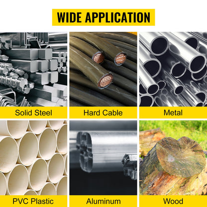 VEVOR Portable Band Saw,with Removable Alloy Steel Base Cordless Band Saw,127mm Cutting Capacity Hand held Band Saw,Variable Speed Portable Bandsaw, 10Amp Motor Deep Cut Band saw for Metal Wood