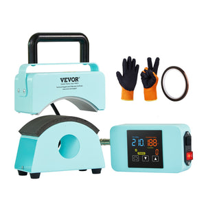 Hat Press Machine Mini Hat Heat Press for Caps 5.9x3.15 inch Plate Green