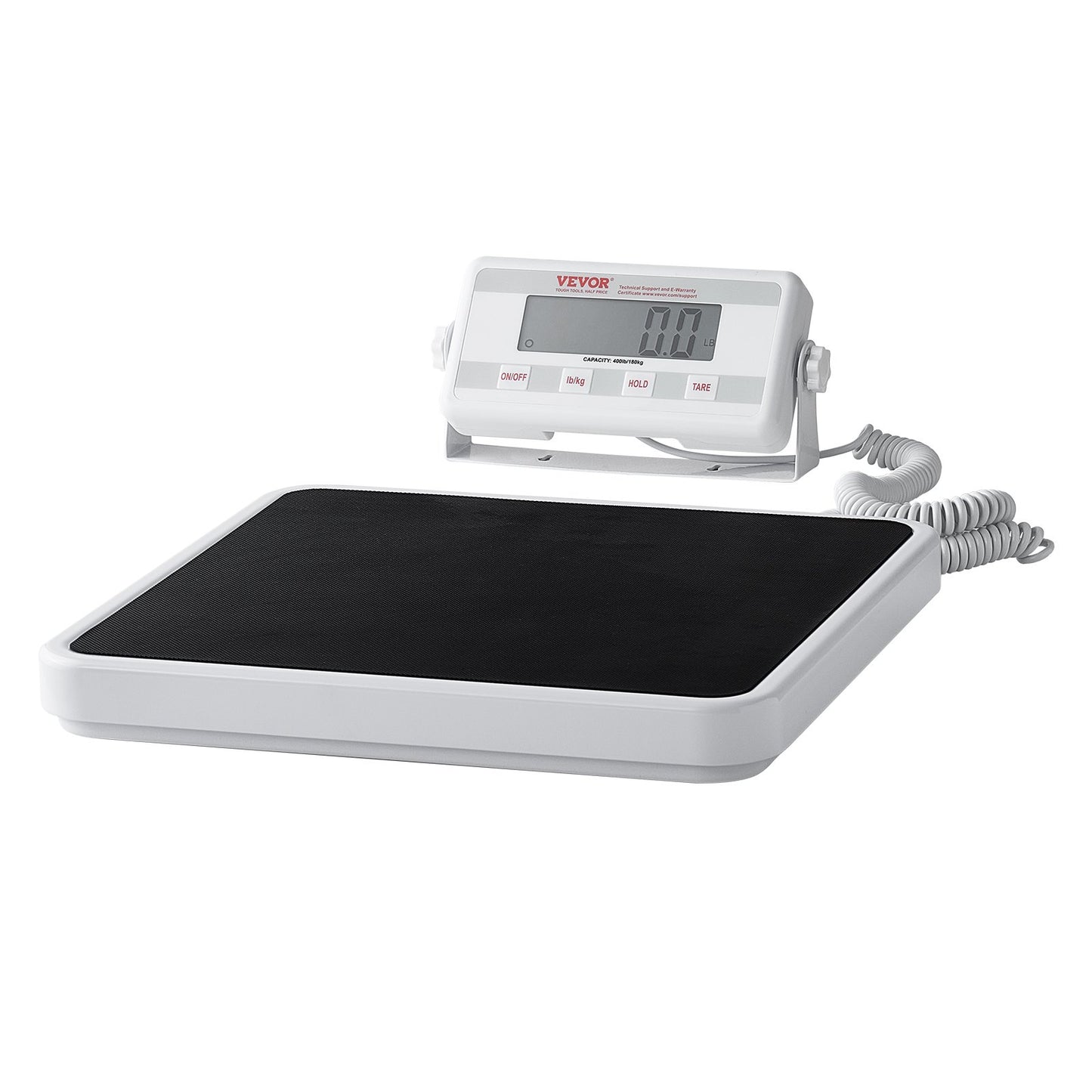 Portable Medical Scale, Professional Digital Physician Scale for Weighing - with Anti-Slip Mat, 2 Units (kg/lb), Hold & Tare Function, 400LBS Capacity Physician Wight Scale for Gym Home Hospital