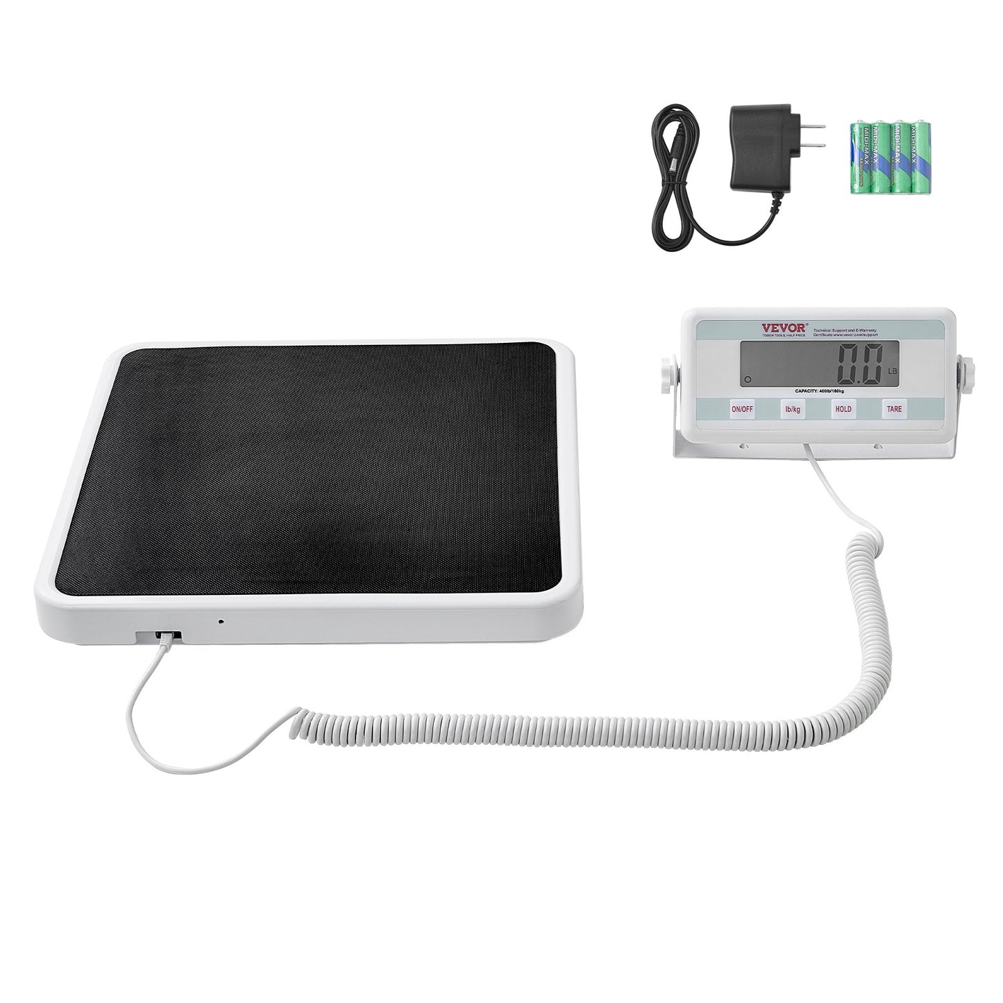 Portable Medical Scale, Professional Digital Physician Scale for Weighing - with Anti-Slip Mat, 2 Units (kg/lb), Hold & Tare Function, 400LBS Capacity Physician Wight Scale for Gym Home Hospital