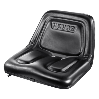 Universal Tracor Seat, Lawn Mower Seat with Micro Switch and Drainage Holes, 16-34 cm Extended Slot Tractor Seat for Tractor Loader Excavator