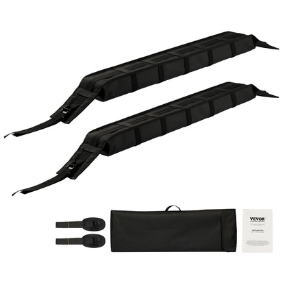 Soft Roof Rack Pads 33in 176lbs Load Capacity for Kayak Canoe Surfboard Luggage