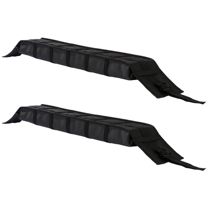 Soft Roof Rack Pads 33in 176lbs Load Capacity for Kayak Canoe Surfboard Luggage