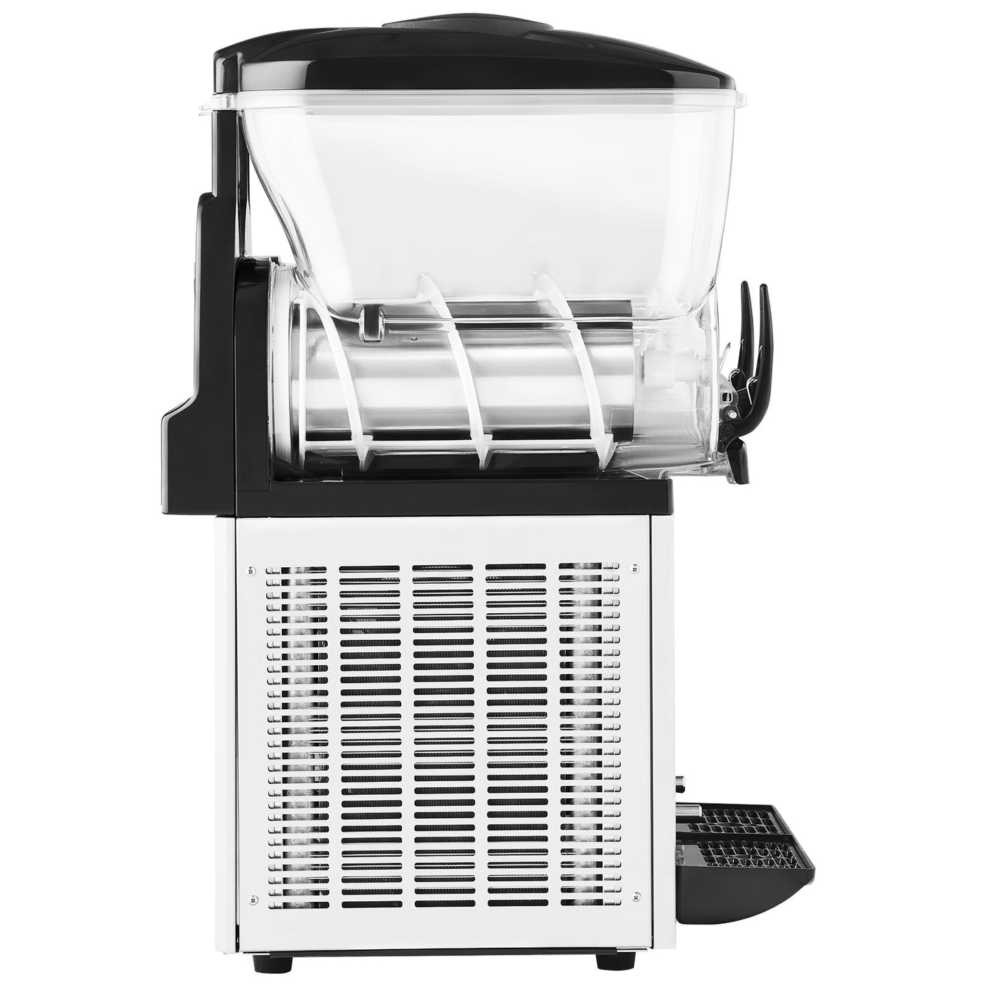 VEVOR Commercial Frozen Drink Maker, 15Lx2 Double Tank Slushy Machine, 120 Cups Stainless Steel Margarita Smoothie Frozen Drink Machine, Slushie Maker for Home Party Restaurants Cafe Bars - Factory Direct Shop