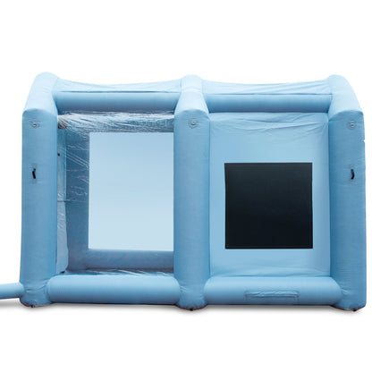 Inflatable Spray Booth Car Paint Tent 13x10x9ft Filter System Blower 950W