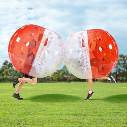 Inflatable Bumper Ball 1-Pack, 5FT/1.5M Body Sumo Zorb Balls for Teen & Adult, 0.8mm Thick PVC Human Hamster Bubble Balls for Outdoor Team Gaming Play, Bumper Bopper Toys for Garden, Yard, Park
