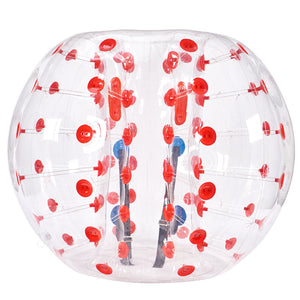 Inflatable Bumper Ball 1-Pack, 5FT/1.5M Body Sumo Zorb Balls for Teen & Adult, 0.8mm Thick PVC Human Hamster Bubble Balls for Outdoor Team Gaming Play, Bumper Bopper Toys for Garden, Yard, Park