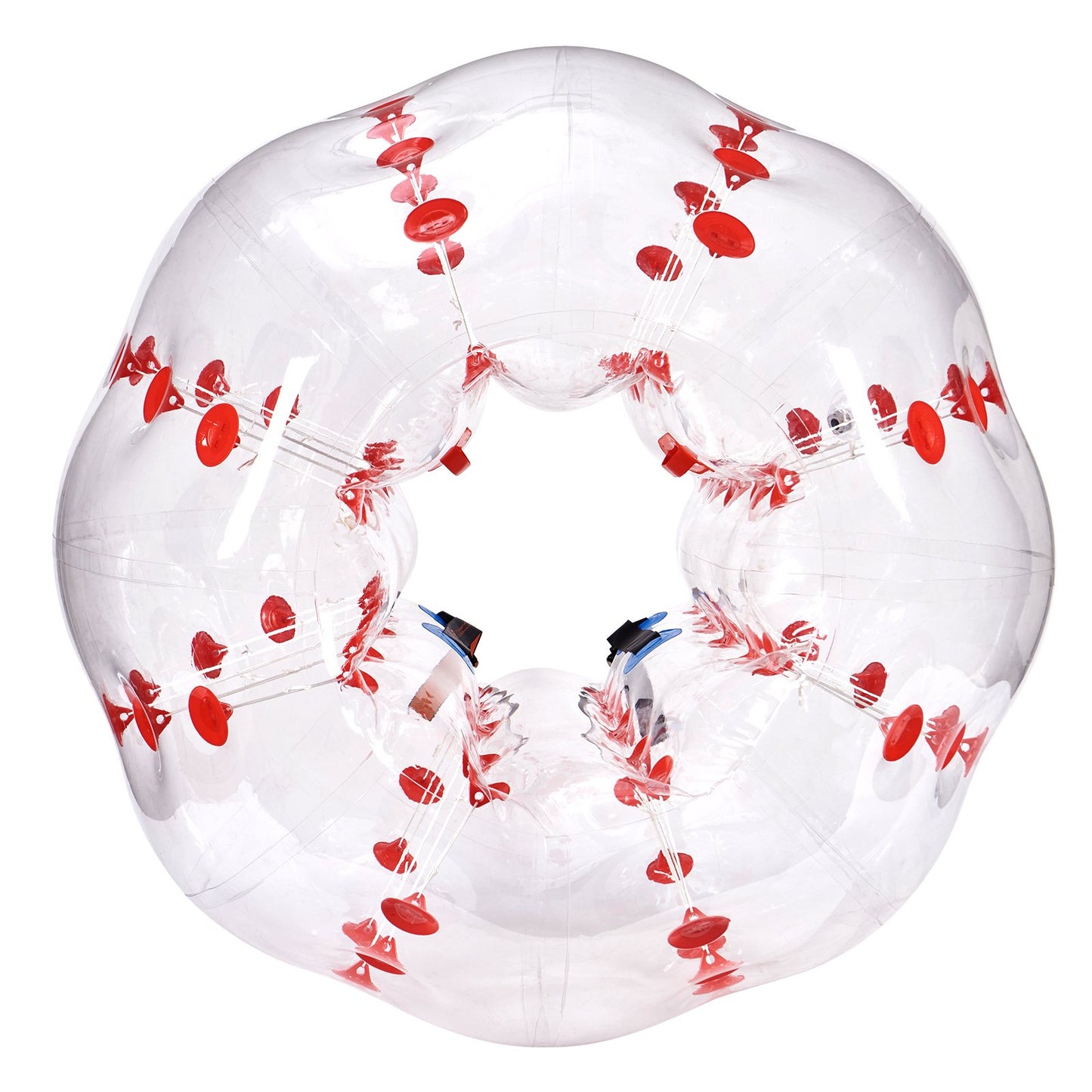 Inflatable Bumper Ball 1-Pack, 5FT/1.5M Body Sumo Zorb Balls for Teen & Adult, 0.8mm Thick PVC Human Hamster Bubble Balls for Outdoor Team Gaming Play, Bumper Bopper Toys for Garden, Yard, Park