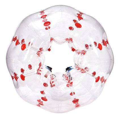 Inflatable Bumper Ball 1-Pack, 5FT/1.5M Body Sumo Zorb Balls for Teen & Adult, 0.8mm Thick PVC Human Hamster Bubble Balls for Outdoor Team Gaming Play, Bumper Bopper Toys for Garden, Yard, Park