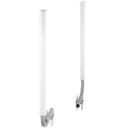 Boat Trailer Guide, 1219.2mm Adjustable Design Trailer Guide Poles, 2PCS High-Hardness Steel Trailer Guide-Ons, Trailer Guides with PVC Pipes, for Ski Boat, Fishing Boat or Sailboat Trailer