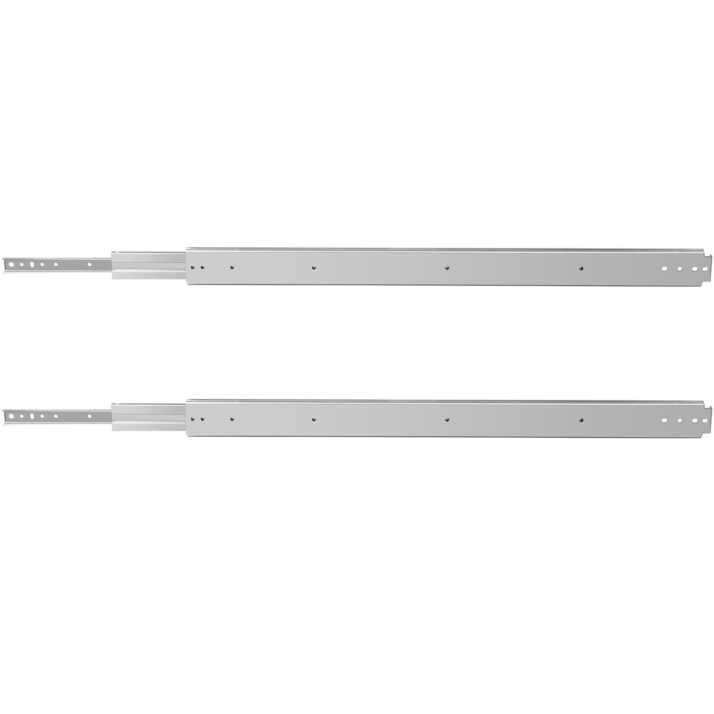 Drawer Slide Soft Close Drawer 1Pair 48" Ball Bearing Full Extension 500lb