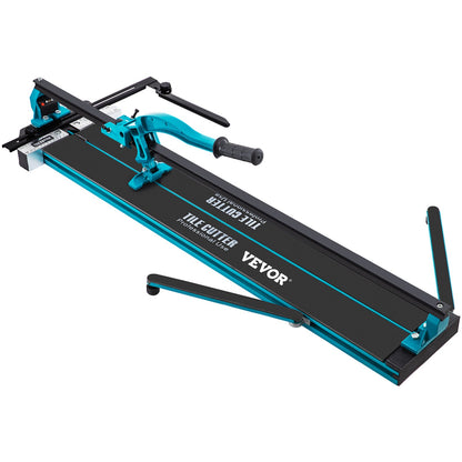 Tile Cutter 24in Cutting Tool w/ Laser Guide Single Rail Double Brackets