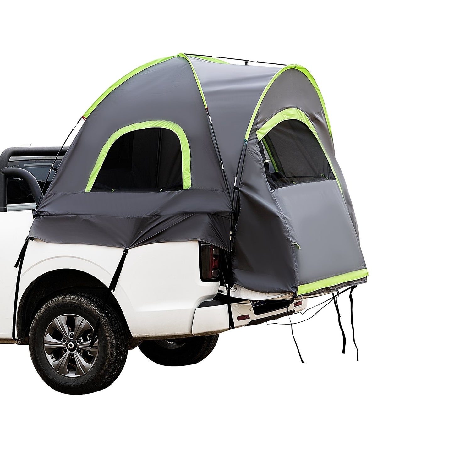 Truck Tent 5.5-6.0ft Waterproof PU2000 Truck Bed Camping Tent 2-3 Person