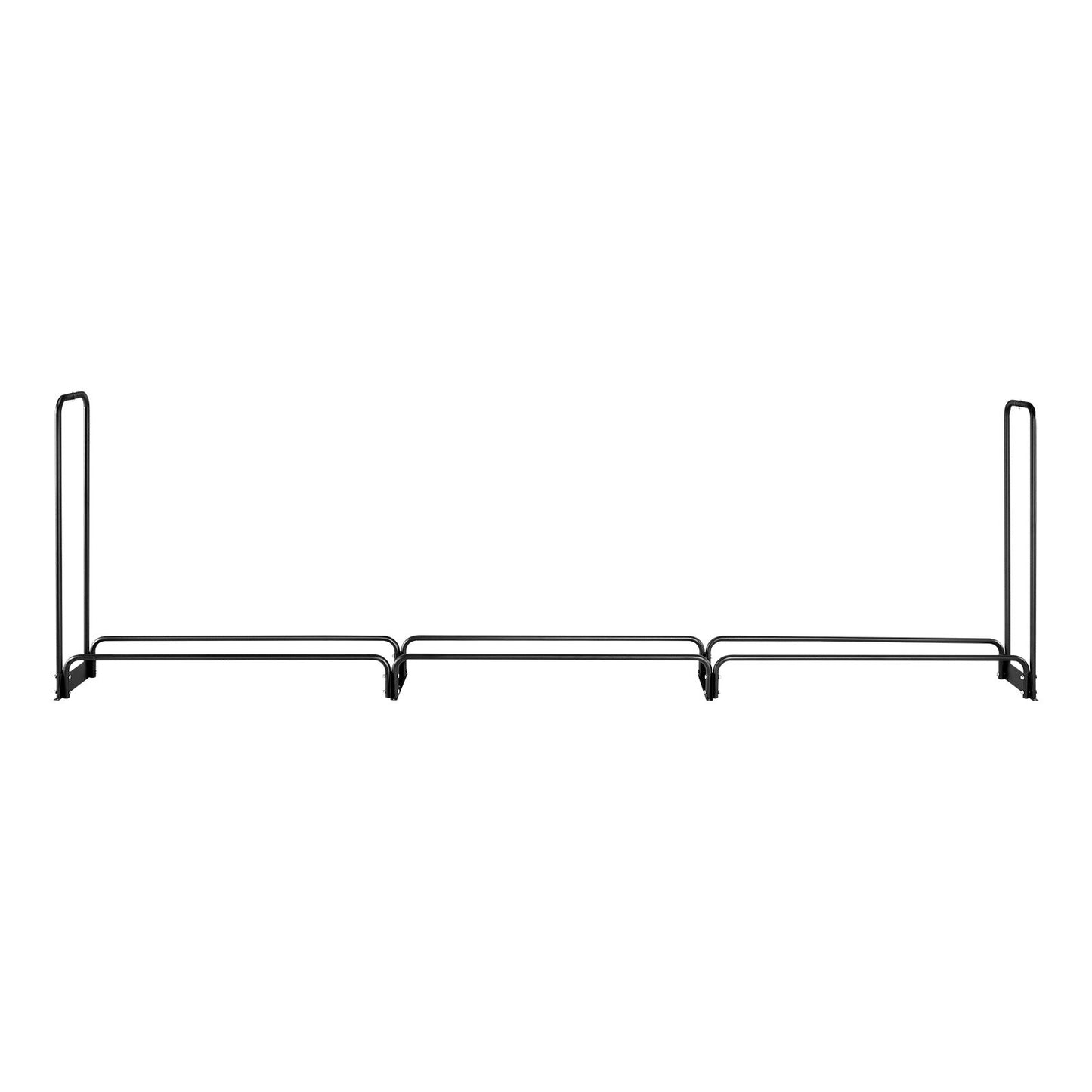 VEVOR Firewood Rack with Waterproof Cover, 383 x 36 x 117 cm Outdoor Firewood Holder, 660lb Weight Capacity, 1/2 Cord Log Holder, Half - Covered, Powder - coated Wood Storage Rack for Fireplace Deck - Factory Direct Shop