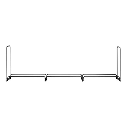 VEVOR Firewood Rack with Waterproof Cover, 383 x 36 x 117 cm Outdoor Firewood Holder, 660lb Weight Capacity, 1/2 Cord Log Holder, Half - Covered, Powder - coated Wood Storage Rack for Fireplace Deck - Factory Direct Shop
