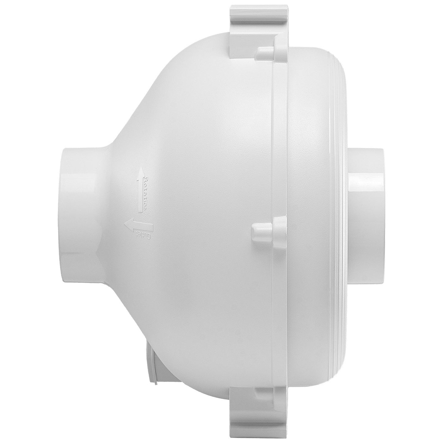 4" to 4.5" Radon Mitigation Fan System Kit Quiet 190 CFM Inline Duct Fan