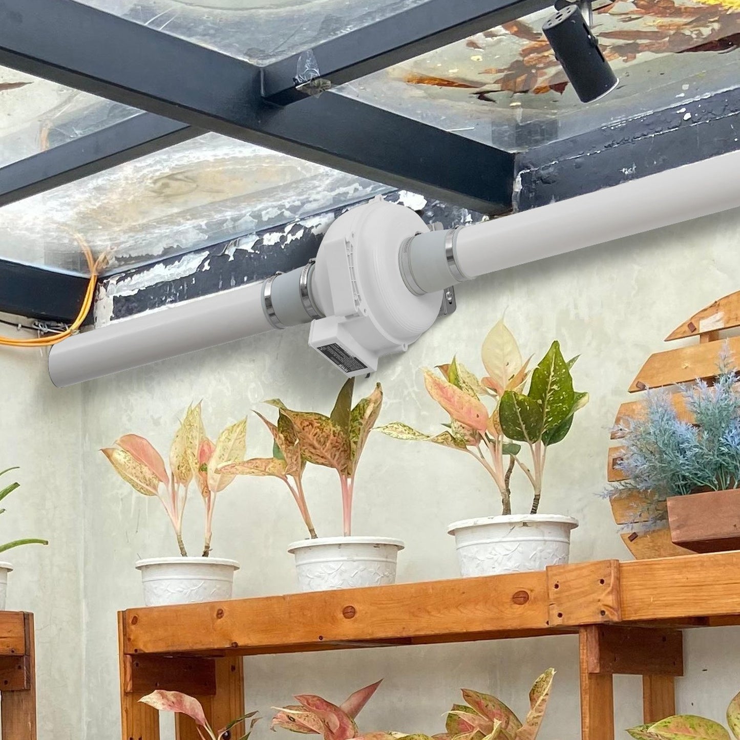 4" to 3.5" Radon Mitigation Fan System Kit Quiet 260 CFM Inline Duct Fan