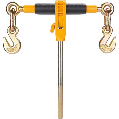 Ratchet Chain Binder 3/8"-1/2" Load Binders 12000 lbs w/ G80 Chains 4 Pcs