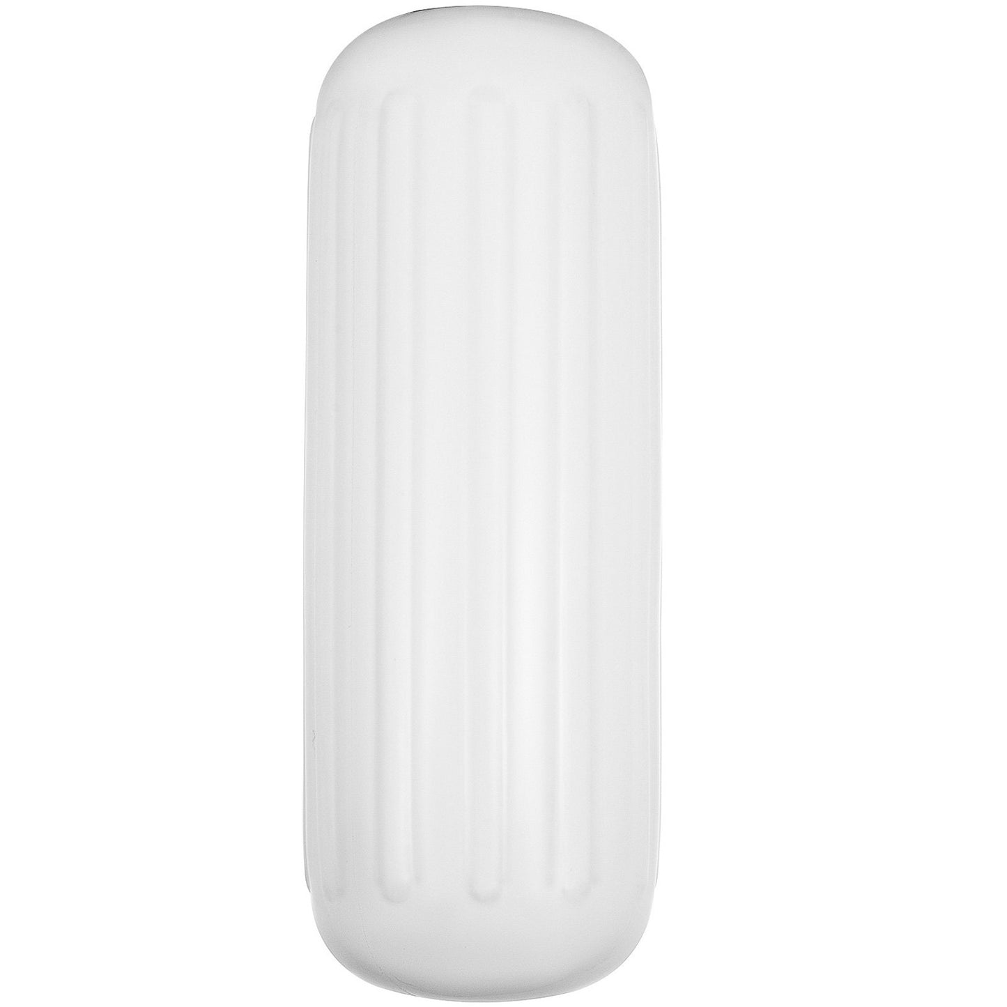 4 Ribbed Boat Fender 10" x 28" White Center Hole Bumper Mooring Protection