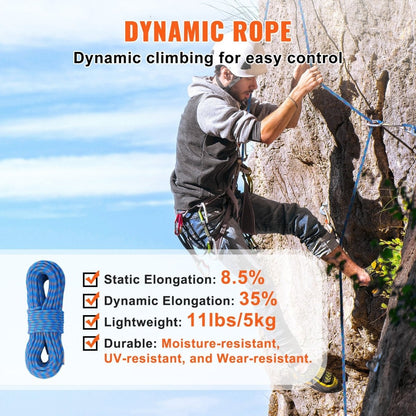 Climbing Rope 70M - 25 kN Breaking Tensile - Blue - Factory Direct Shop