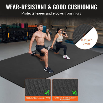 Gym Floor Mat Large - 12 x 6 ft - Factory Direct Shop