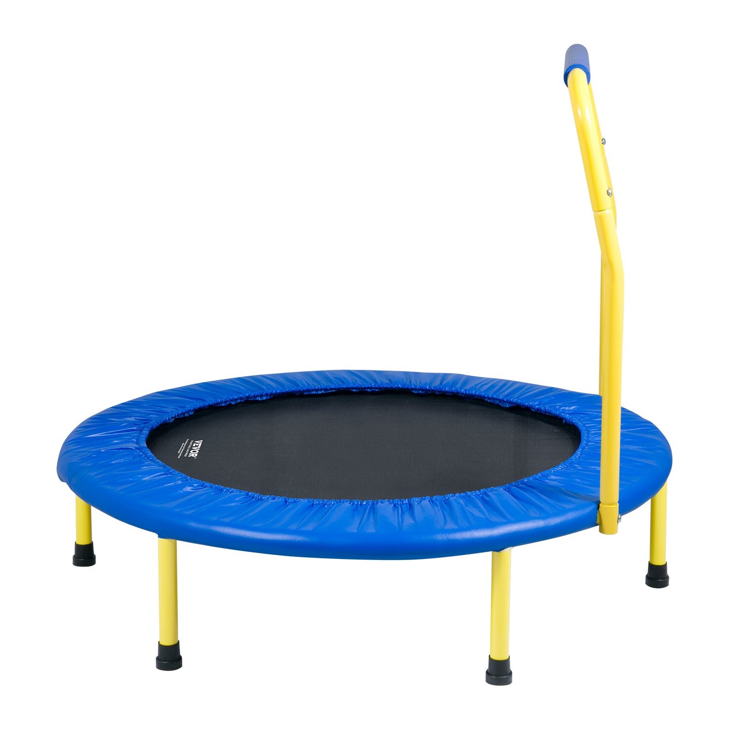 3FT Trampoline for Kids, 92 cm Trampolines Indoor/Outdoor Trampoline for Toddlers, Foldable Mini Baby Trampoline with Foam Handle, Recreational Trampoline Birthday Gift for 3+ Years Kids