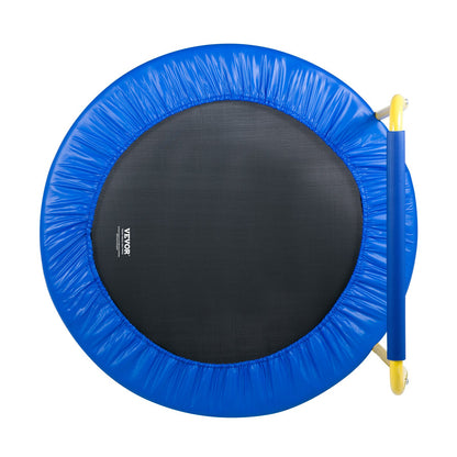 3FT Trampoline for Kids, 92 cm Trampolines Indoor/Outdoor Trampoline for Toddlers, Foldable Mini Baby Trampoline with Foam Handle, Recreational Trampoline Birthday Gift for 3+ Years Kids