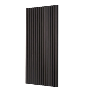 Wood Slat Acoustic Panels 23.6 x 47.2 inch for Modern Wall Decor Black Oak