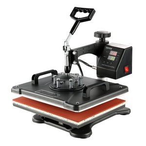 1400W Heat Press Machine 8 In 1 Sublimation Steel Frame Heat Presses with Temperature And Time Control (12X15INCH 8IN1)