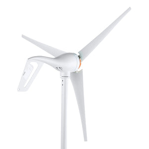 500W Wind Turbine Generator, 12V Wind Turbine Kit, 3-Blade Wind Power Generator with Anemometer, MPPT Controller & Adjustable Windward Direction, Suitable for Home, Farm, RVs, Boats