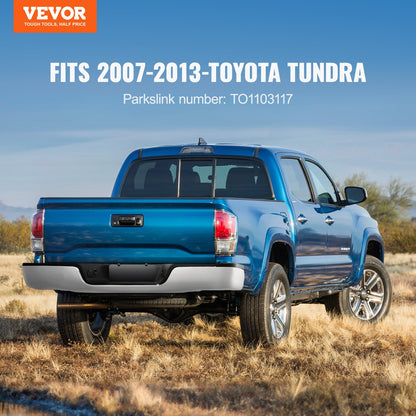 Rear Step Bumper Chrome Steel Bumper Assembly for 2007-2013-Toyota Tundra